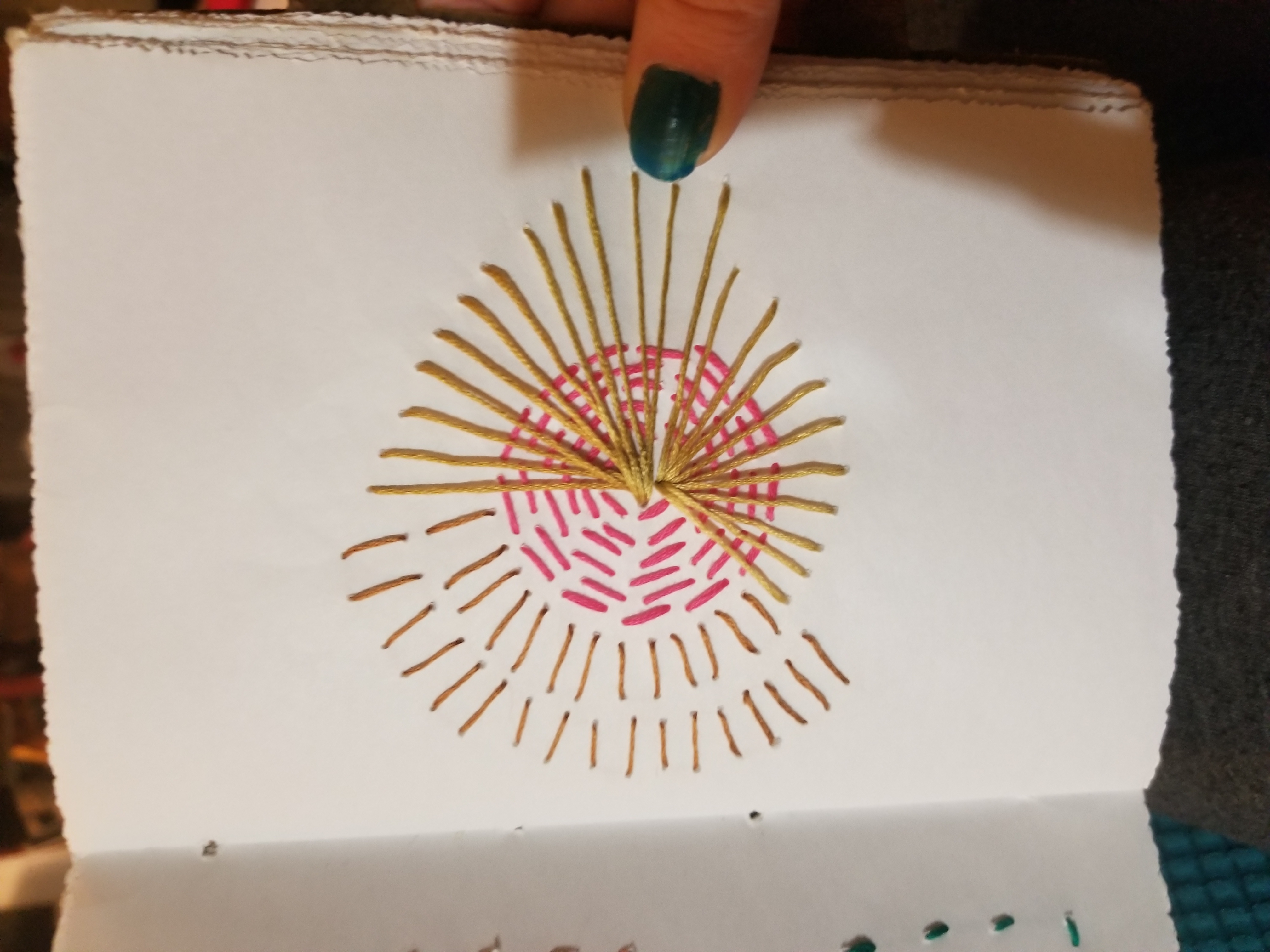 paper embroidery