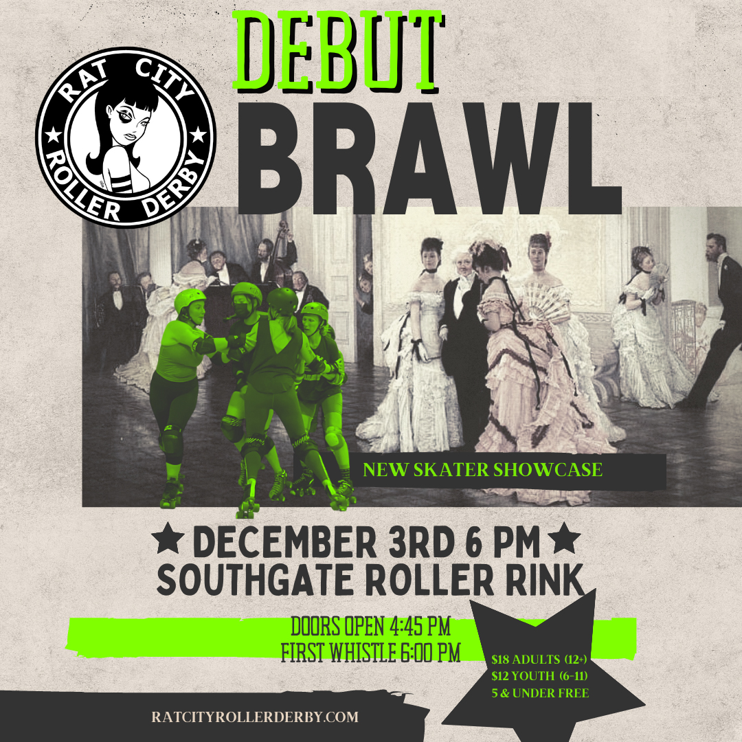 Rat City Roller Derby Debut Brawl Tickets Southgate Roller Rink Seattle, WA Sat, Dec 3