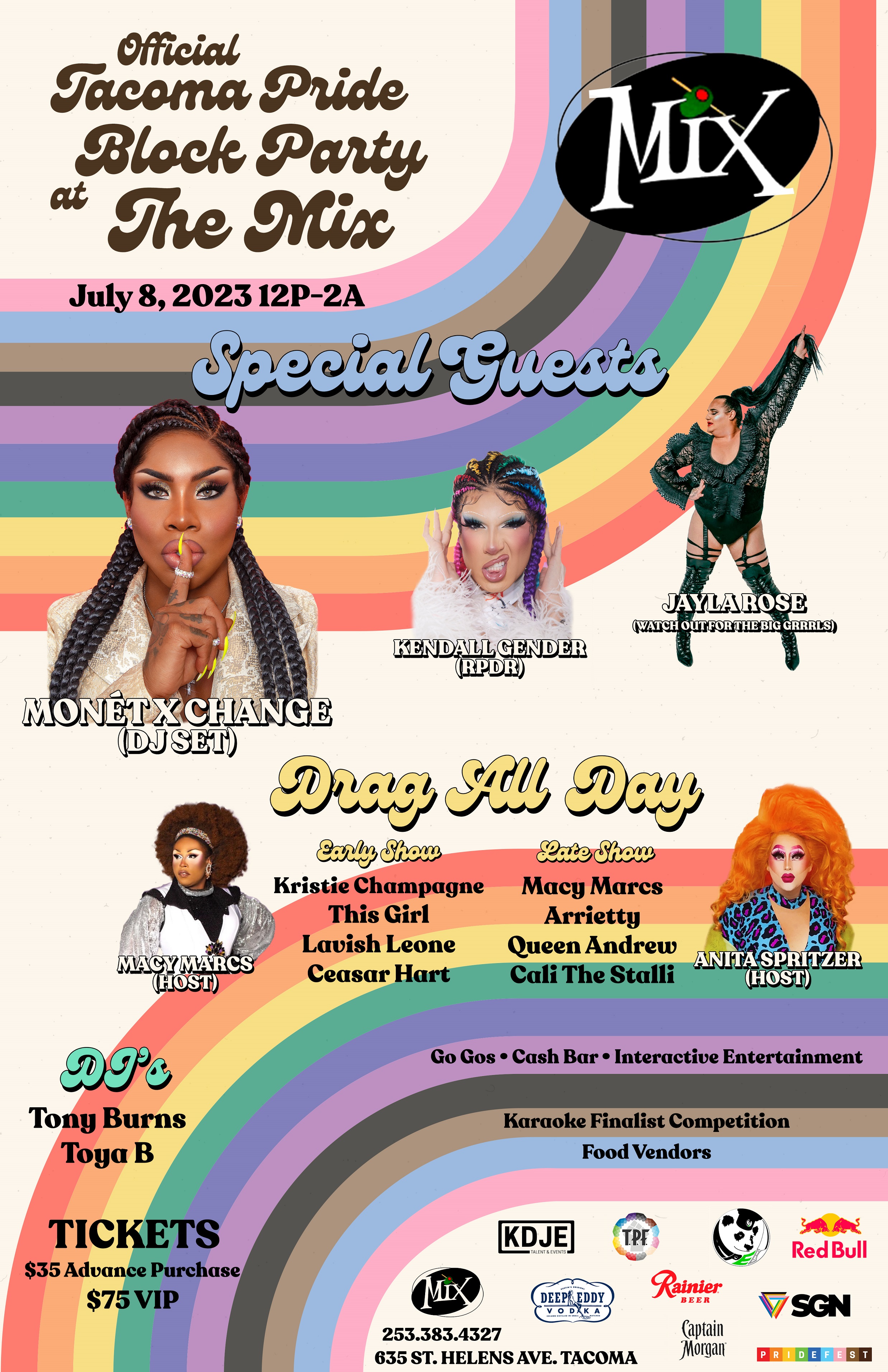 Pride Block Party 2023 Tickets The Mix WA Sat, Jul