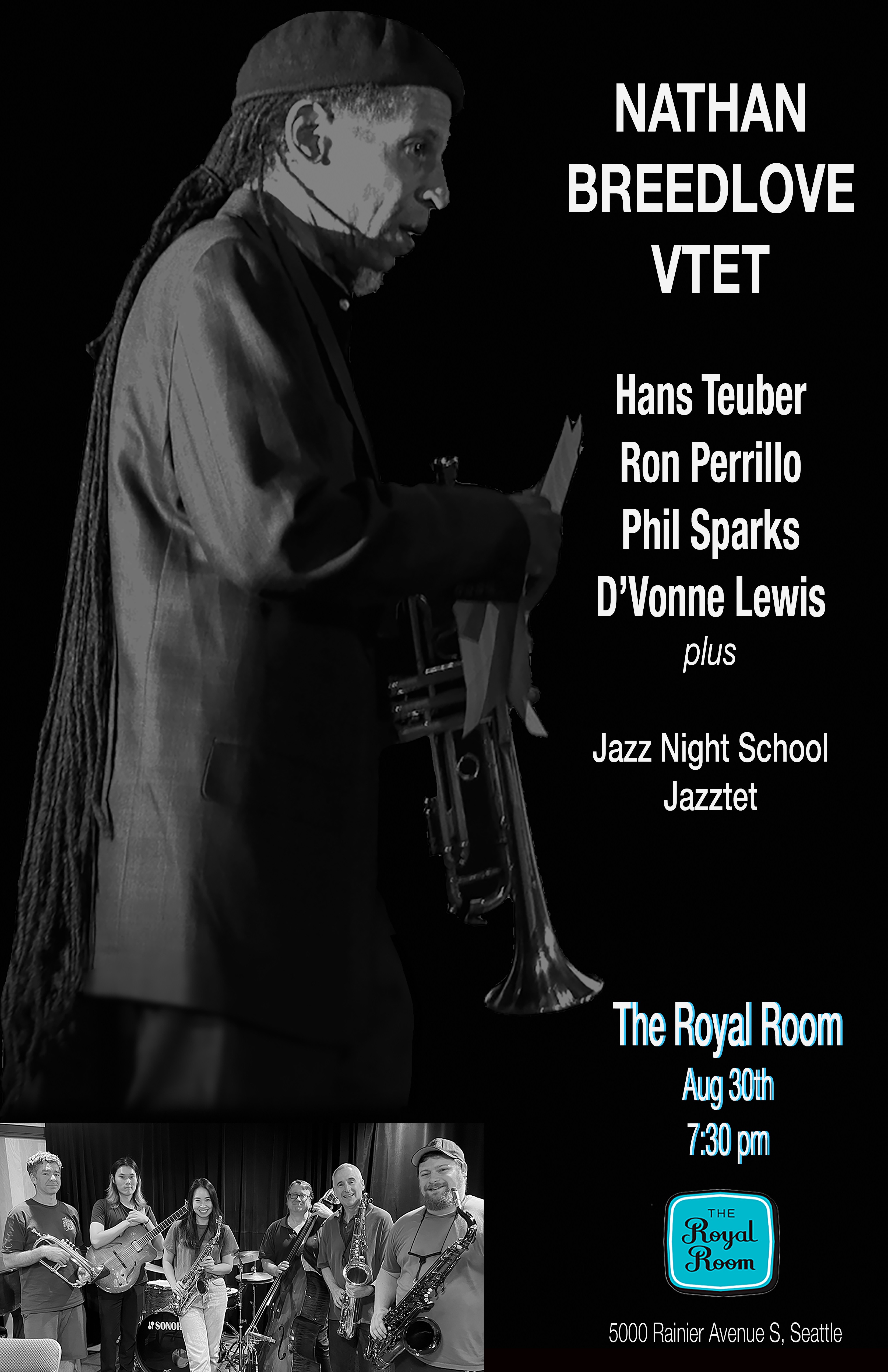 Nathan Breedlove Vtet Tickets Royal Room Seattle, WA Wed, Aug 30