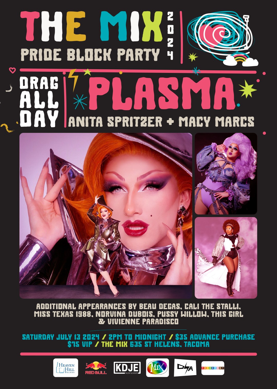 Tacoma Pride Block Party 2024 Tickets | The Mix | Tacoma, WA | Sat, Jul 13 at 2pm | Stranger Tickets thumbnail