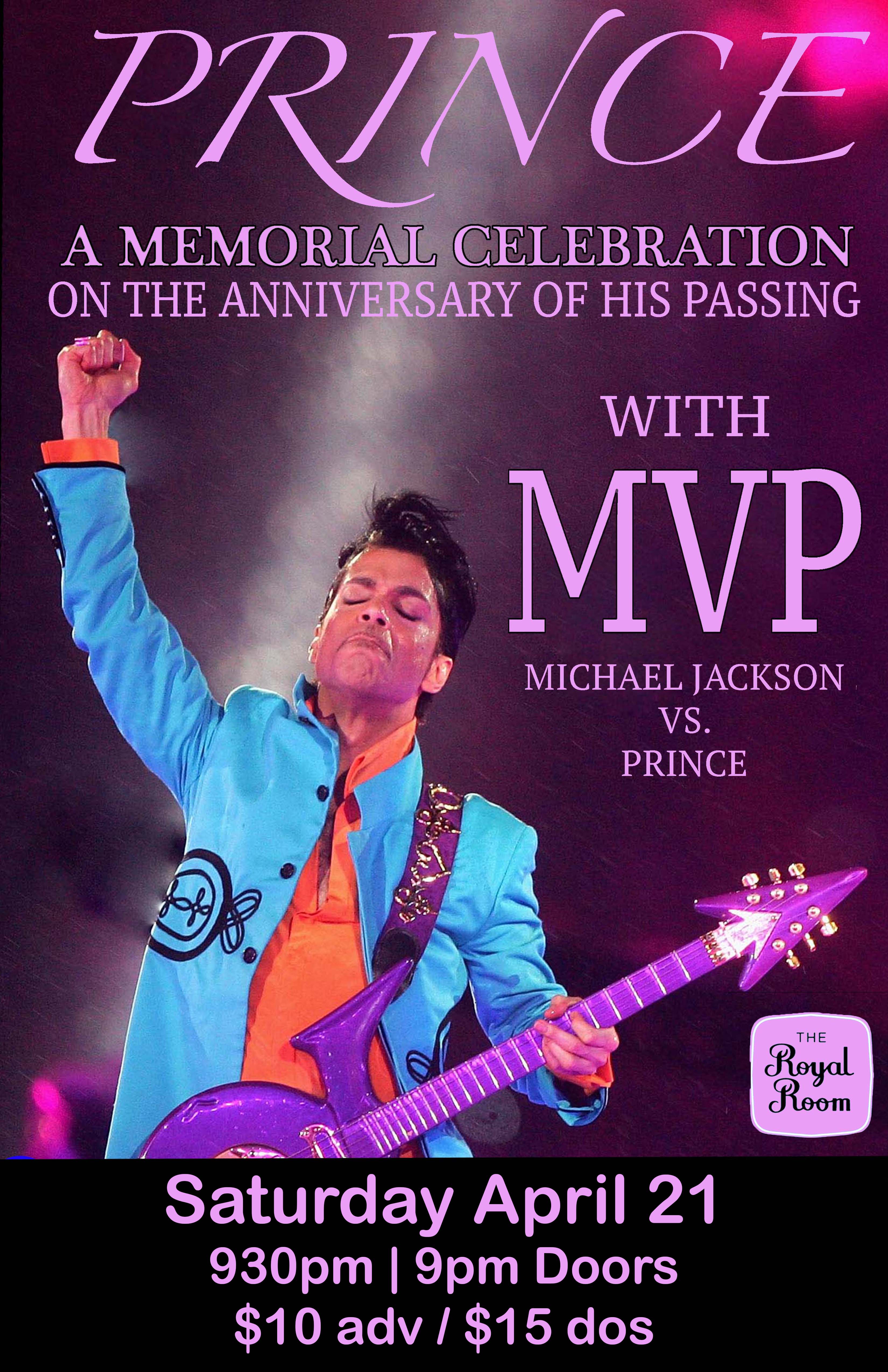 Prince A Memorial Celebration Tickets Royal Room Seattle, WA Sat